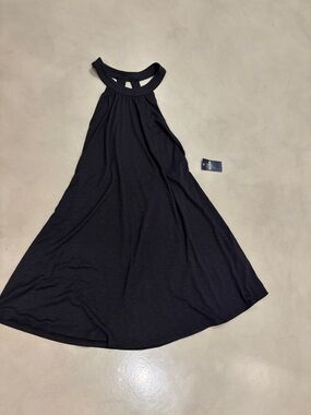 Hollister Black Halter Swing Dress